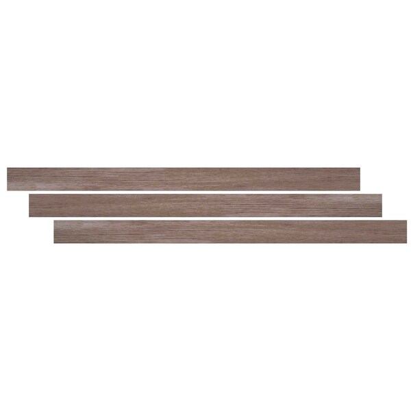 Ackland 1.03 in. T x 94 in. L x 2.23 in. W Estate Gray Luxury Vinyl Flooring Trim Over Lapping Stair Nose AKVTVESGR-OSN - main